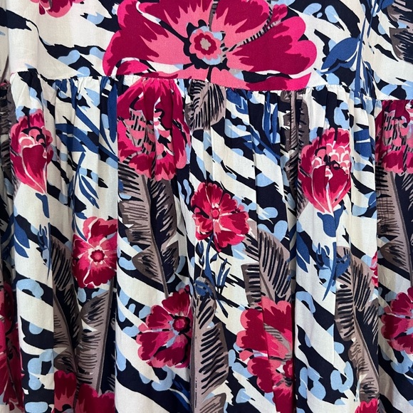 NWT! Ariat Floral Multicolor Wyoming Tiered Full Sleeve Maxi Dress Women’s M - Picture 6 of 12